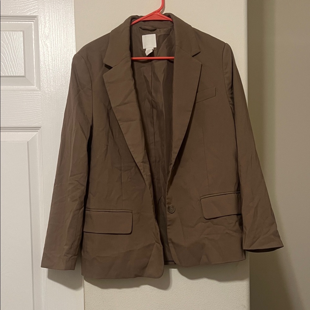 H&M Brown Blazer Jacket